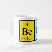 Bela periodic table name mug (Front Left)