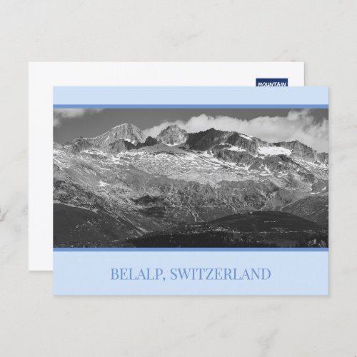 Belalp and Hohstock Switzerland Postcard
