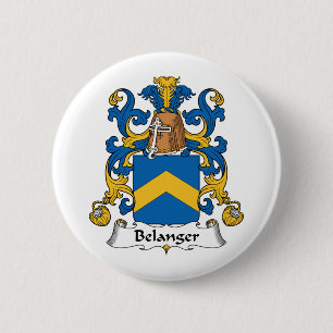 Belanger Family Crest Button
