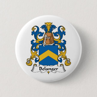 Belanger Family Crest Button
