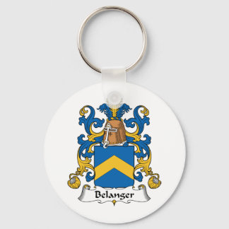 Belanger Family Crest Keychain