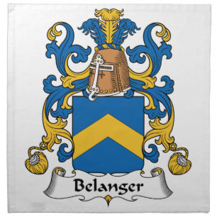 Belanger Family Crest Napkin
