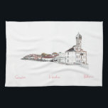 Belarus Беларусь Grodno Hrodna Гродно Kitchen Towel<br><div class="desc">Funky Belarus / Беларусь / Belarusian City of Grodno / Hrodna / Гродна / Гродно Architecture Sketch Kitchen Towel to add to your travel memorabilia / home / office / business kitchen décor collection. A cool gift / present for all who love unique custom design personalized items, positive vibes, holidays,...</div>