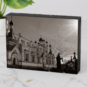Belarus Беларусь Hrodna Grodno Гродно Architecture Wooden Box Sign