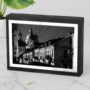 Belarus Беларусь Hrodna Grodno Гродно Architecture Wooden Box Sign