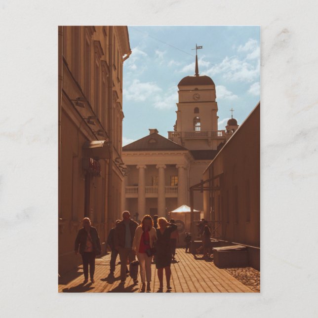 Belarus Беларусь Minsk Минск Architecture Postcard (Front)