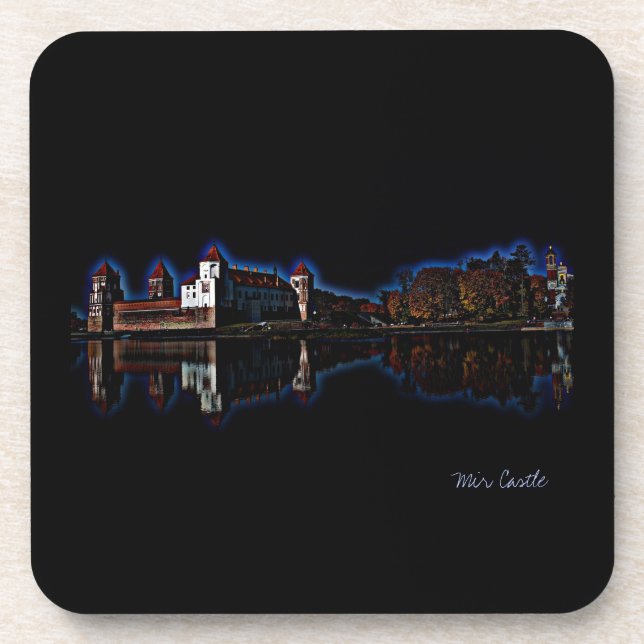 Belarus Беларусь Mir Castle Мірскі Coaster (Front)