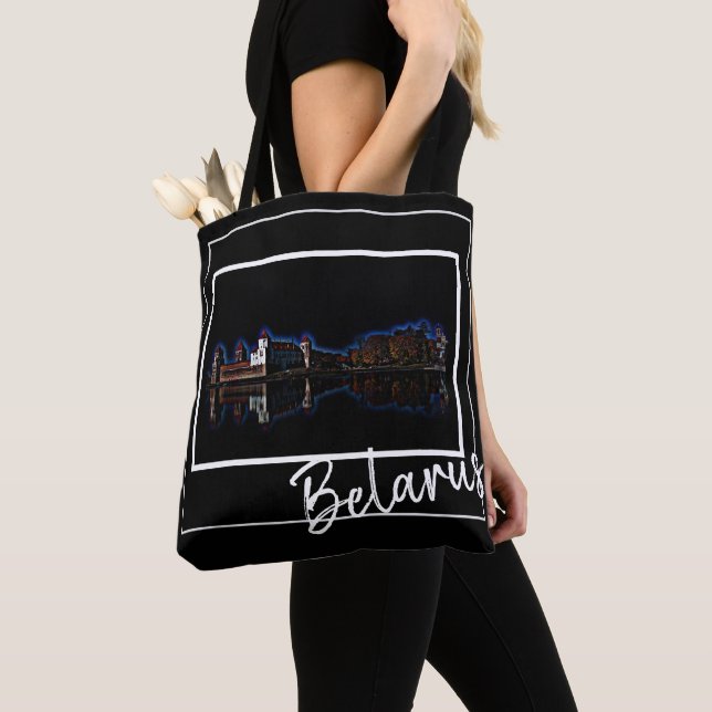 Belarus Беларусь Mir Castle Architecture Tote Bag (Close Up)