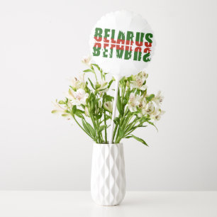 Belarus Беларусь National Flag Colours Letters Balloon