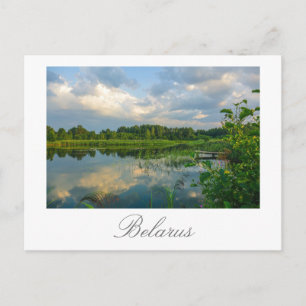 Belarus Беларусь Nature Scenery Landscape Postcard