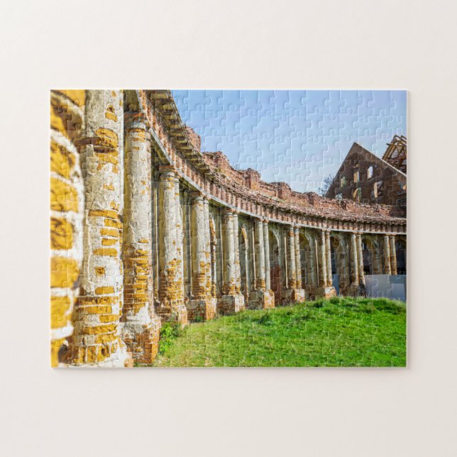 Belarus Беларусь Ruzhany Palace Ruins Architecture Jigsaw Puzzle (Horizontal)