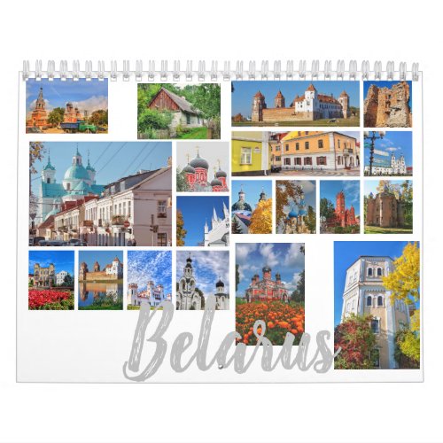Belarus Architecture Landscape Nature Calendar