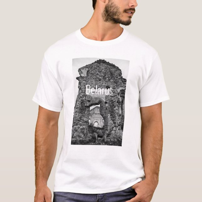 Belarus Begoml Biahoml Architecture T-Shirt Top (Front)