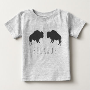 Belarus Belarusian Bison Зубр Беларусь Baby T-Shirt