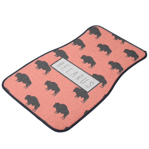 Belarus Belarusian Bison Зубр Беларусь Car Floor Mat