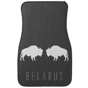 Belarus Belarusian Bison Зубр Беларусь Car Floor Mat