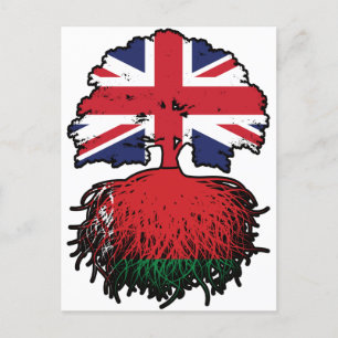 Belarus Belarusian British UK United Kingdom Postcard