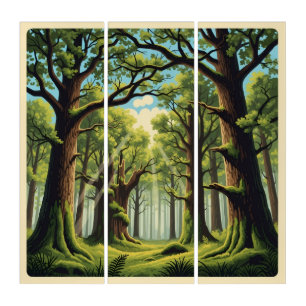 Belarus Białowieża Forest Triptych