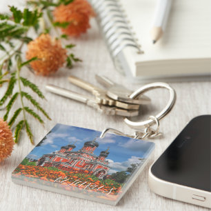 Belarus Borisov Barysaw Church Architecture Minsk Keychain