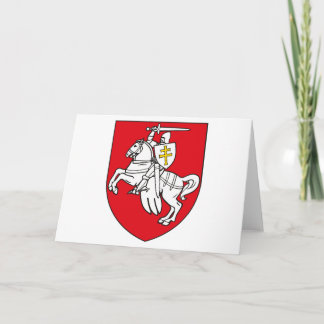 Belarus Coat of Arms Greeting Card
