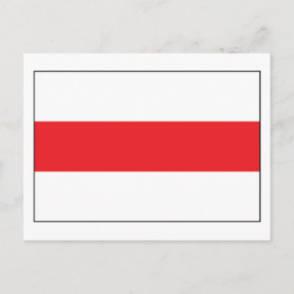 Belarus Flag (1991) Postcard