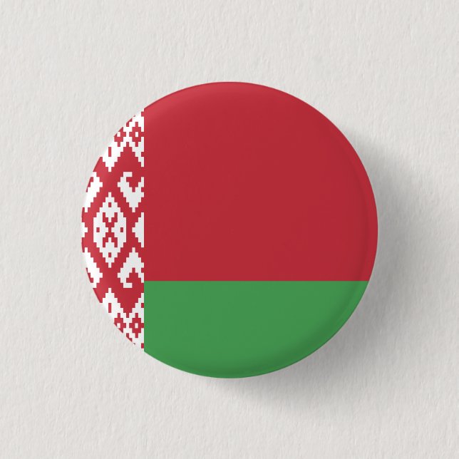 Belarus Flag Button (Front)