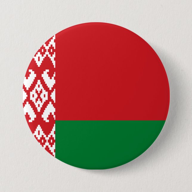 Belarus Flag Button (Front)