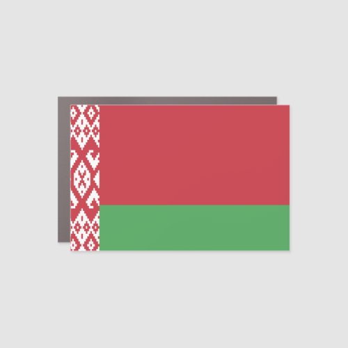 Belarus Flag Car Magnet