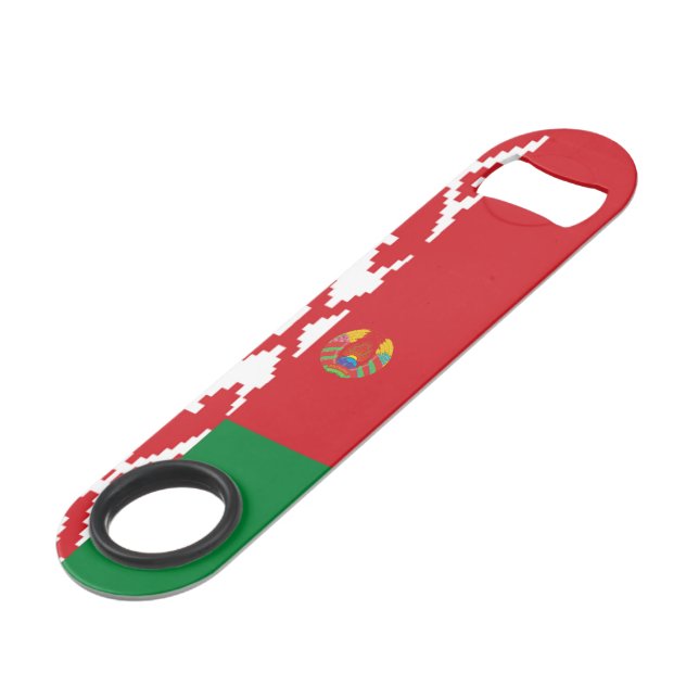 Belarus flag-coat of arms bar key (Front Angled)