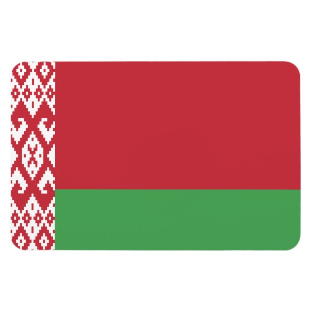 Belarus Flag Magnet (Horizontal)
