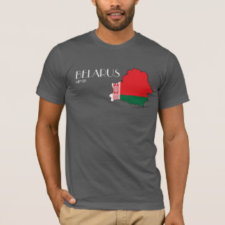 Belarus Flag Map Shirt