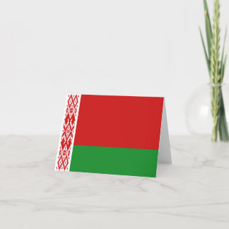 Belarus Flag Notecard