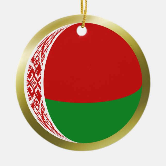 Belarus Flag Ornament (Front)