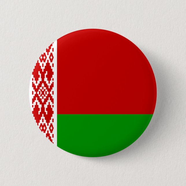 belarus flag pinback button (Front)