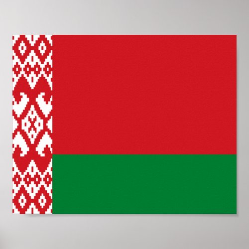 Belarus Flag Poster