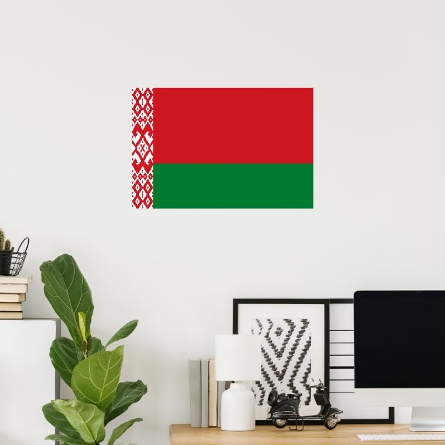 Belarus flag poster (Home Office)