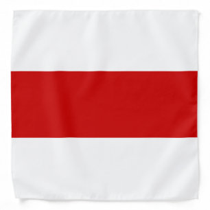 Belarus Flag (Red and White) Bandana