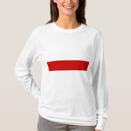 Belarus Flag Red and White T_Shirt