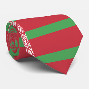 Belarus flag tie