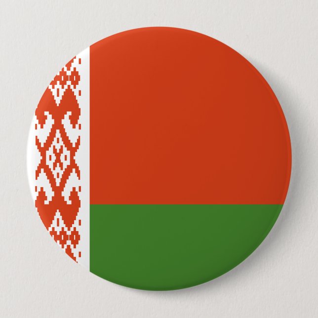 Belarus Flag Total Coverage  Button (Front)