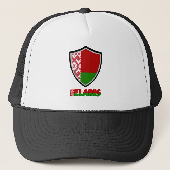 Belarus flag trucker hat (Front)
