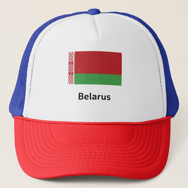 Belarus Flag Trucker Hat (Front)