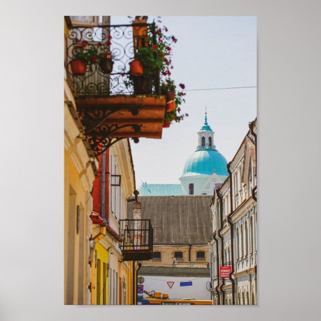 Belarus Grodno Cityscape City Architecture Poster (Front)