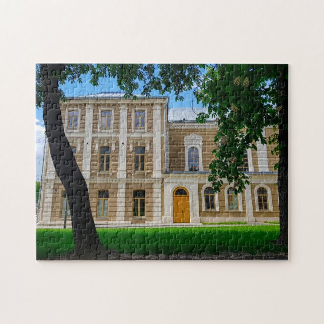 Belarus Grodno Cityscape Synagogue Architecture Jigsaw Puzzle (Horizontal)