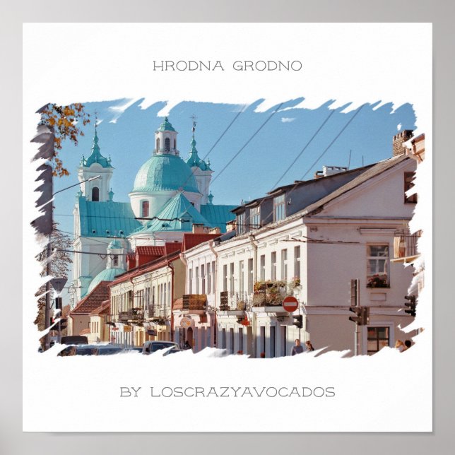 Belarus Hrodna Grodno Architecture Nature Poster (Front)