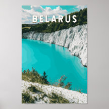 Belarus Illustration Travel Art Vintage