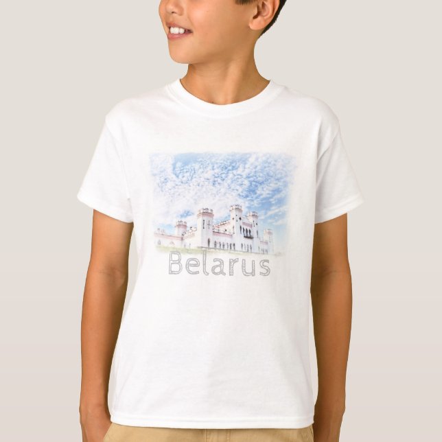 Belarus Kosava Palace Architecture T-Shirt Top (Front)