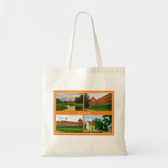 Belarus Lida Cityscape City Street Architecture Tote Bag (Front)