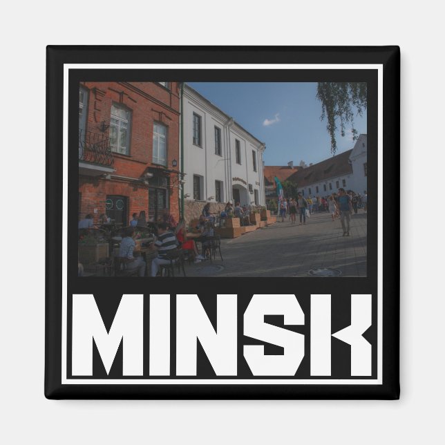Belarus Minsk Architecture Cityscape Magnet (Front)