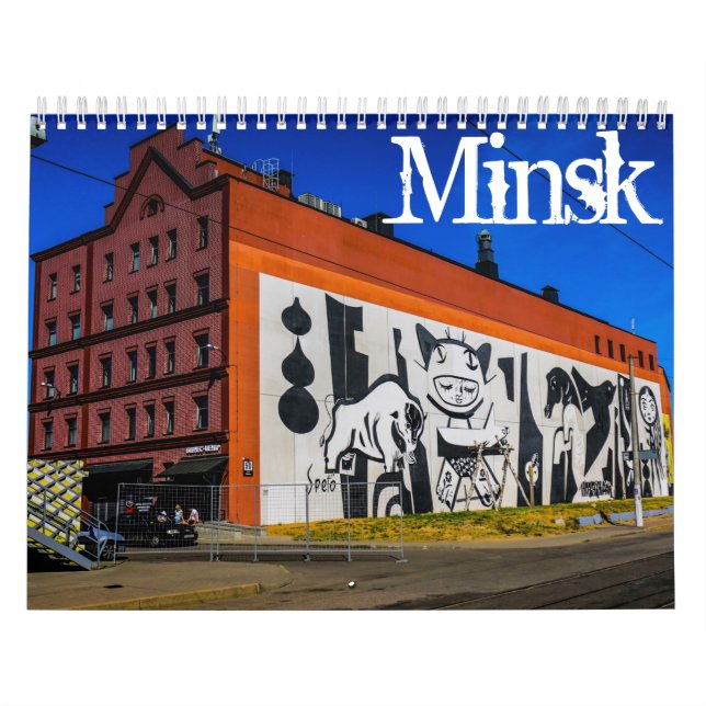 Belarus Minsk Architecture Graffiti District Минк Calendar (Cover)